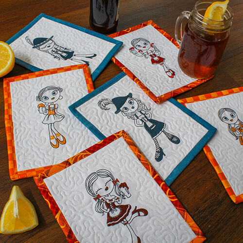ITH Oktoberfest Divas Mug Rugs